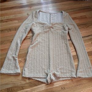 SHEIN Tan Textured Fabric